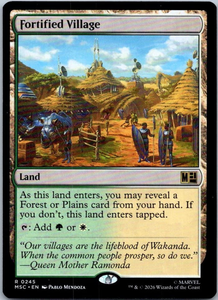 Fortified Village R Commander: Marvel Super Heroes 245 NM
