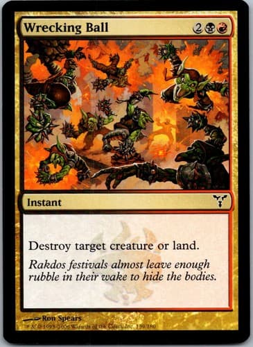 Wrecking Ball C DIS #139 NM MTG Magic