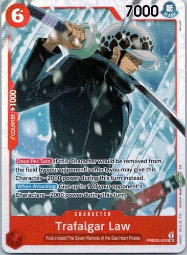 Trafalgar Law SR Premium Booster - The Best - Vol. 2 PRB02 - 002 NM