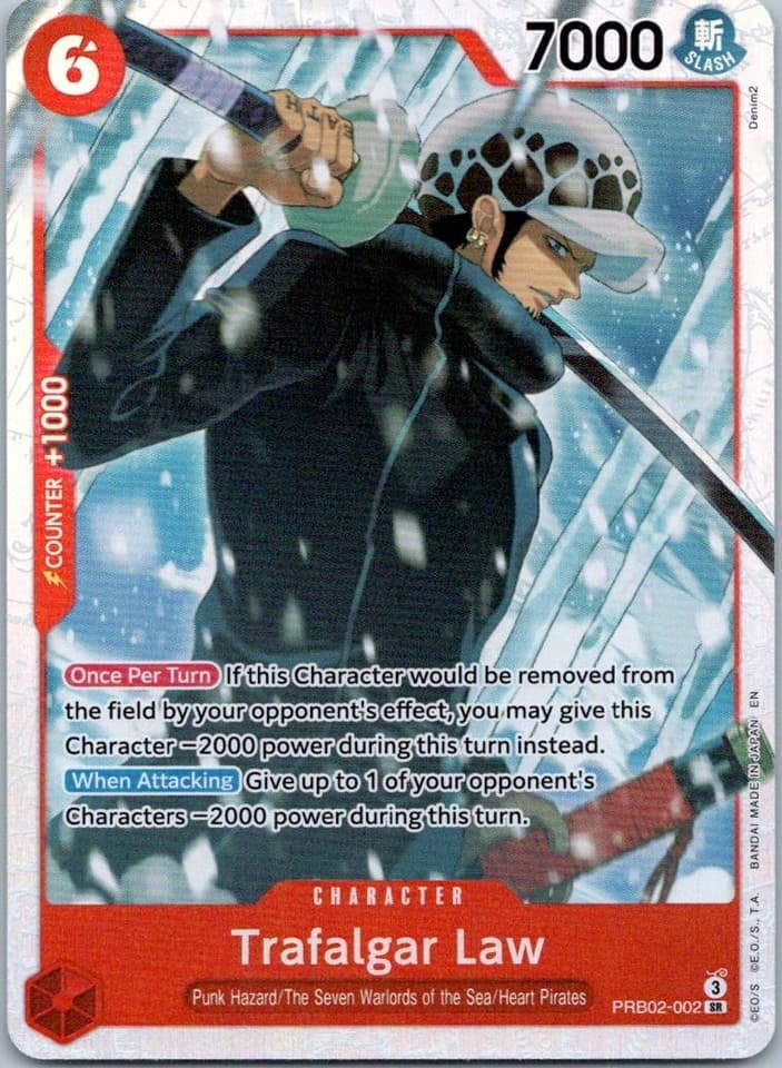Trafalgar Law SR Premium Booster - The Best - Vol. 2 PRB02 - 002 NM