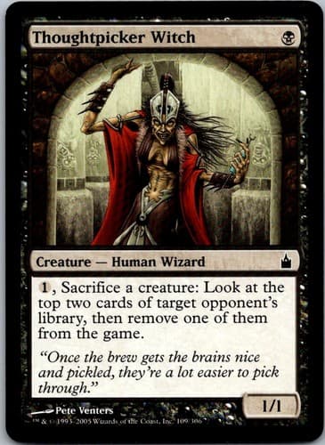 Thoughtpicker Witch C RAV #109 LP MTG Magic