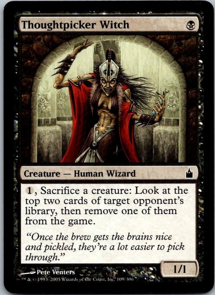 Thoughtpicker Witch C RAV #109 LP MTG Magic