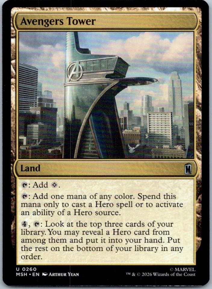Avengers Tower U Marvel Super Heroes 260 NM