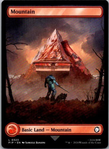 Mountain () L PIP #323 LP MTG Magic