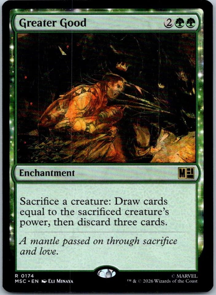 Greater Good R Commander: Marvel Super Heroes 174 NM