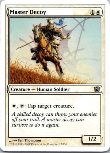 Master Decoy C 9ED #27 NM MTG Magic