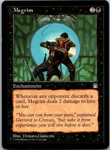 Megrim U STH # LP MTG Magic