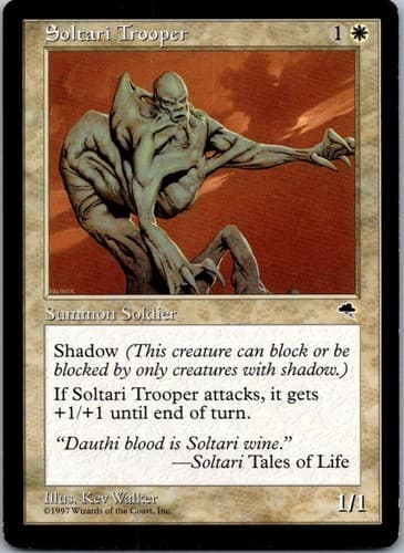 Soltari Trooper C TMP #47 NM MTG Magic
