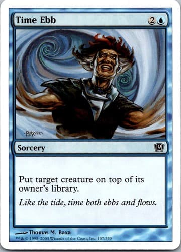 Time Ebb C 9ED #107 NM MTG Magic