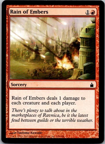 Rain of Embers C RAV #138 LP MTG Magic