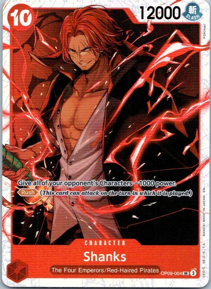 Shanks (004) SR Emperors in the New World OP09 - 004 NM