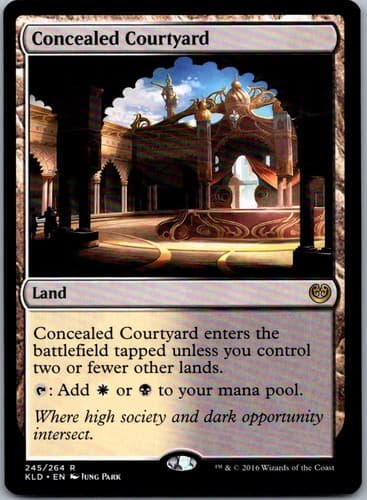 Concealed Courtyard R KLD #245 NM MTG Magic