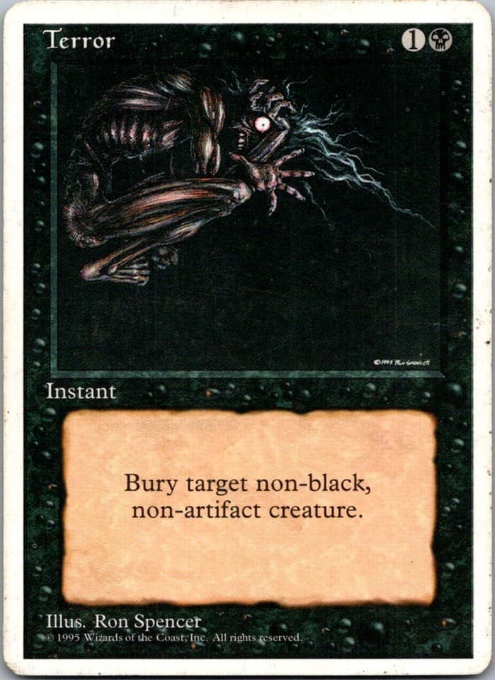 Terror C 4ED # NM MTG Magic