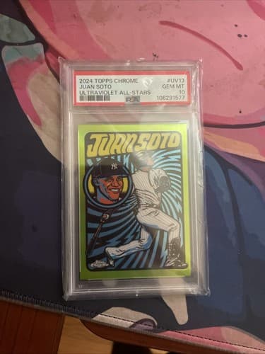 PSA 10 2024 Topps Chrome Ultraviolet All - Stars #uv13 Juan Soto