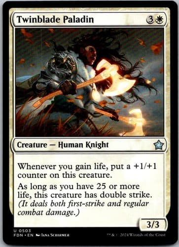 Twinblade Paladin U LIST #285/280 NM MTG Magic