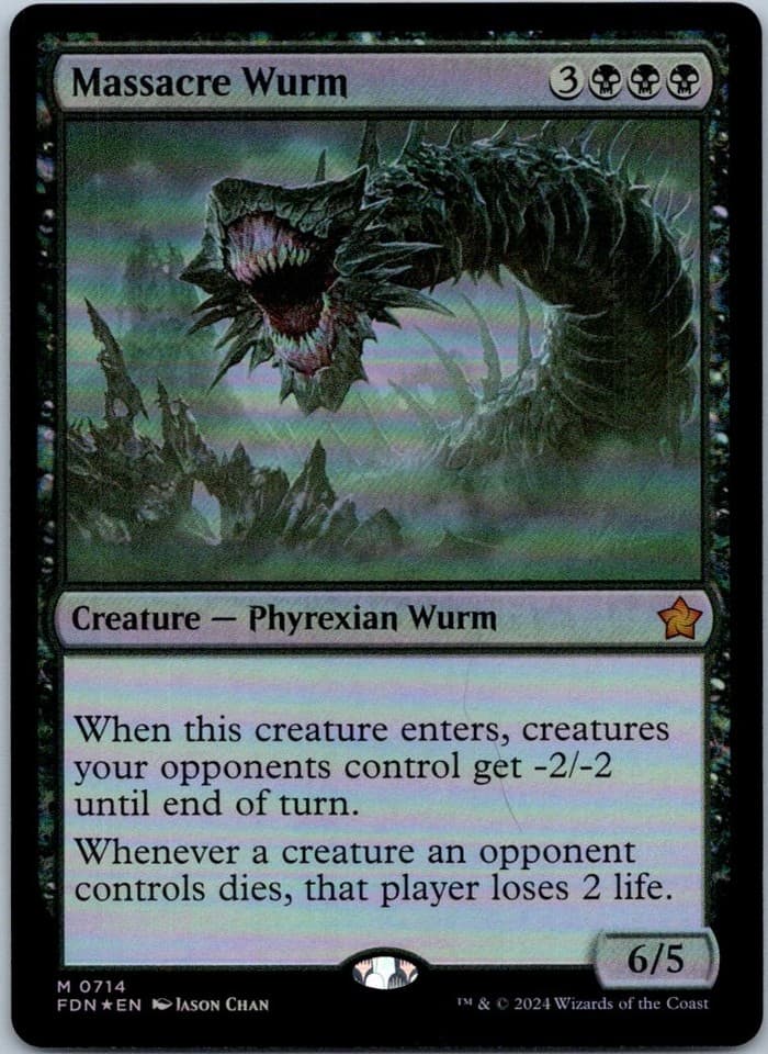 Massacre Wurm () M Foundations 714 NM