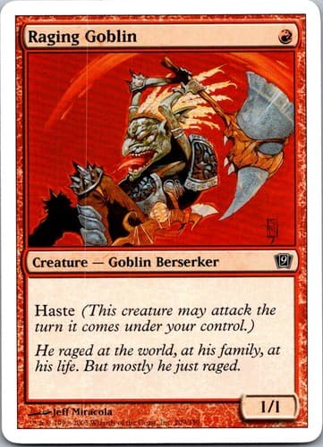 Raging Goblin C 9ED # NM MTG Magic