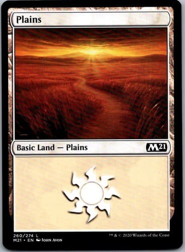 Plains L M20 #261 NM MTG Magic