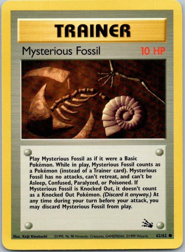 Mysterious Fossil Common Legendary Collection 109/110 NM