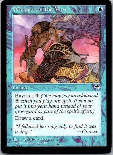Whispers of the Muse U TMP #103 NM MTG Magic