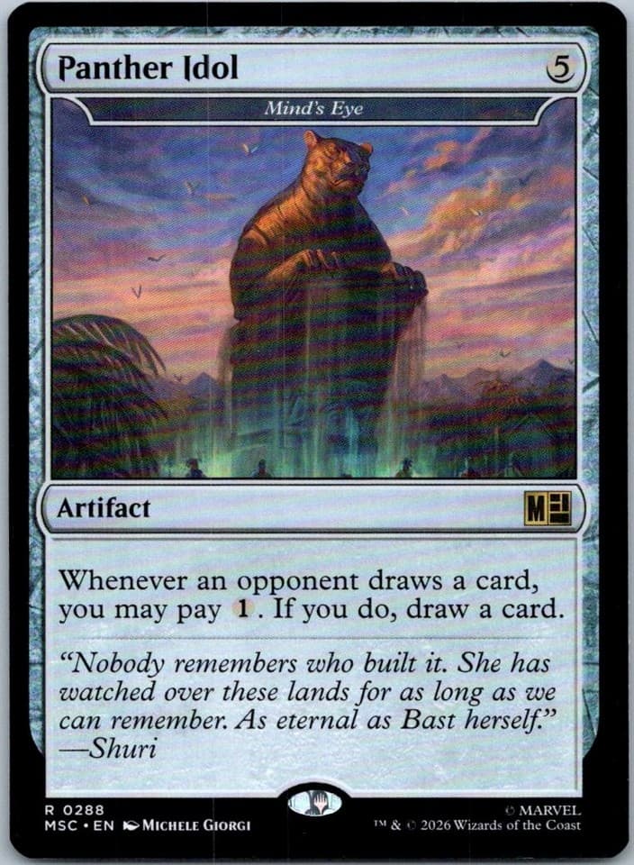 Panther Idol - Mind's Eye R Commander: Marvel Super Heroes 288 NM
