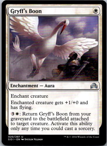 Gryff's Boon U INR #25 NM MTG Magic