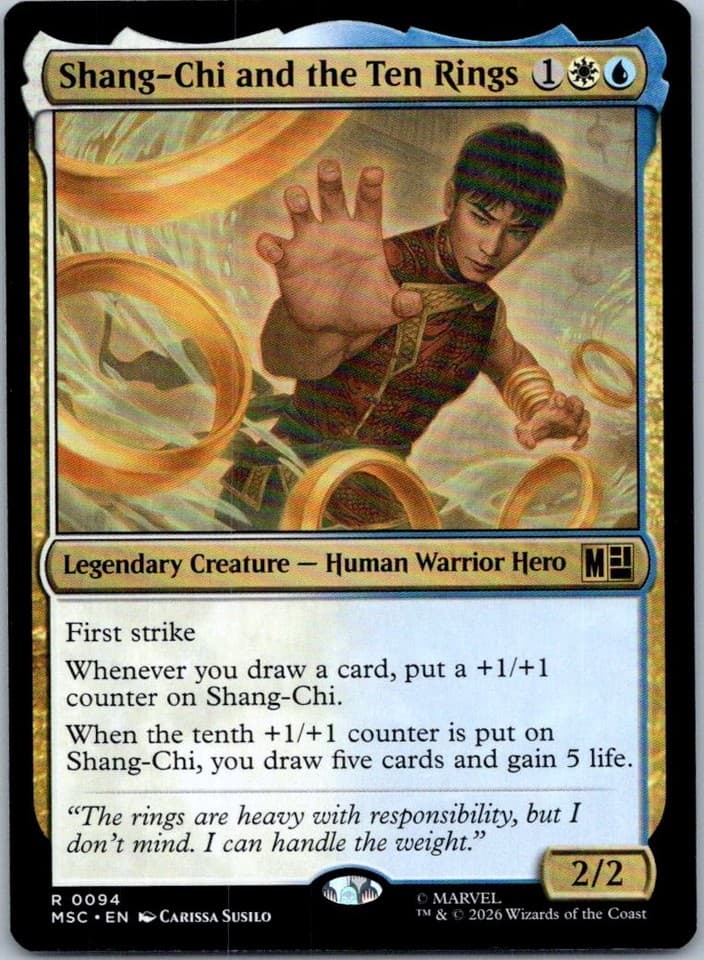 Shang - Chi and the Ten Rings R Commander: Marvel Super Heroes 94 NM