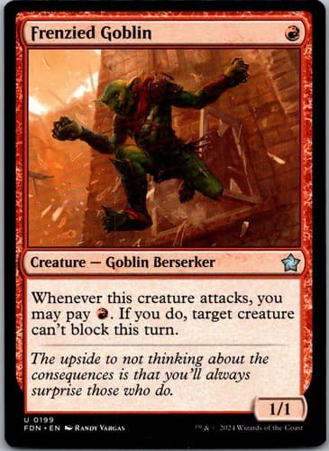 Frenzied Goblin U CLU #135 NM MTG Magic
