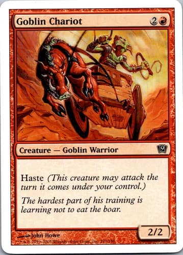Goblin Chariot C 9ED #191 NM MTG Magic