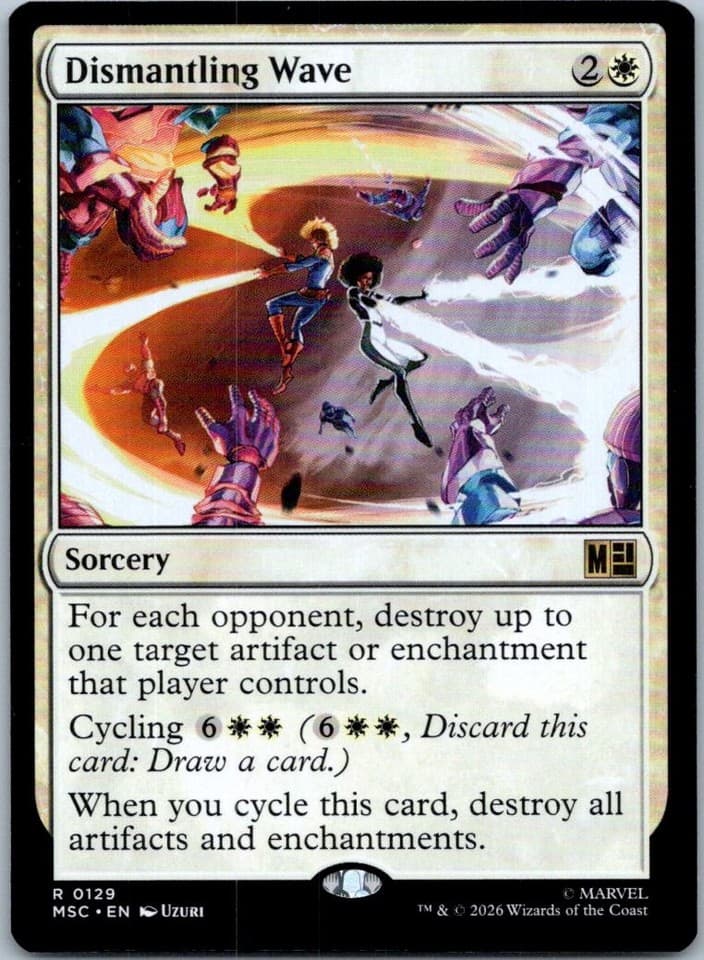 Dismantling Wave R Commander: Marvel Super Heroes 129 NM