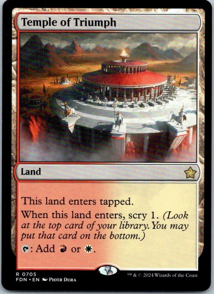 Temple of Triumph R Foundations 705 NM