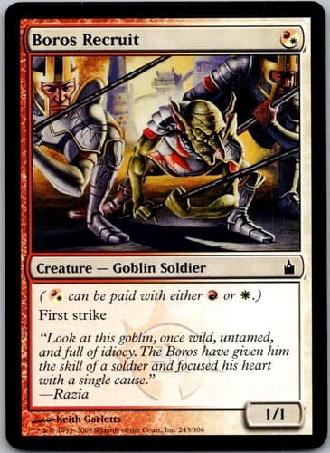 Boros Recruit C RAV #243 NM MTG Magic