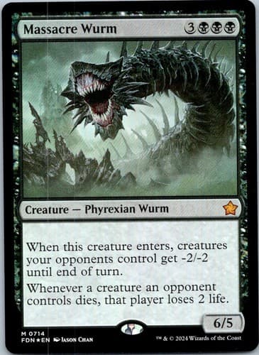 Massacre Wurm () M Foundations 714 NM