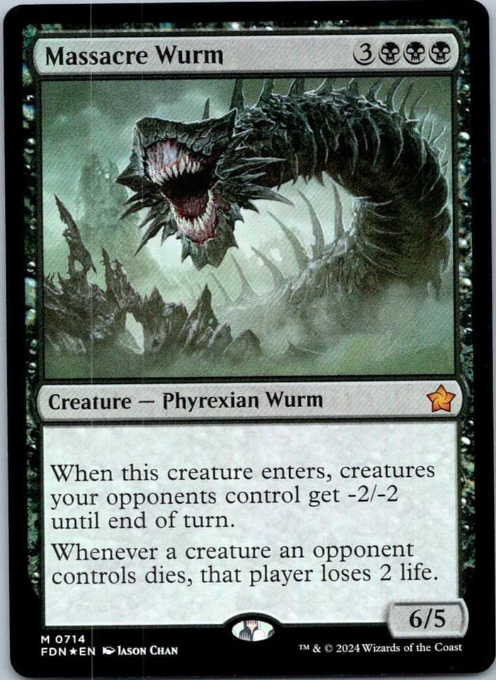 Massacre Wurm () M Foundations 714 NM