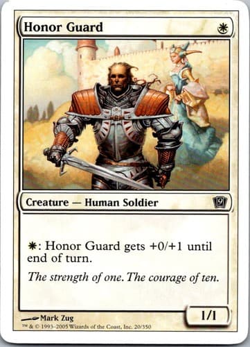 Honor Guard C 9ED #20 NM MTG Magic
