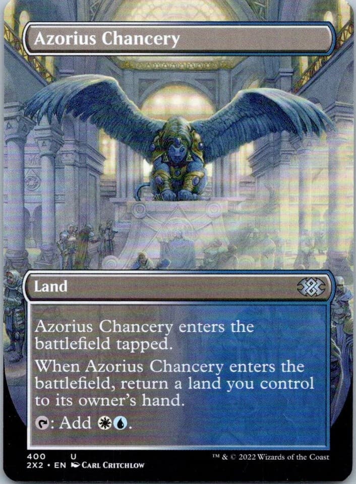 Azorius Chancery (Borderless) U Double Masters 2022 400 NM