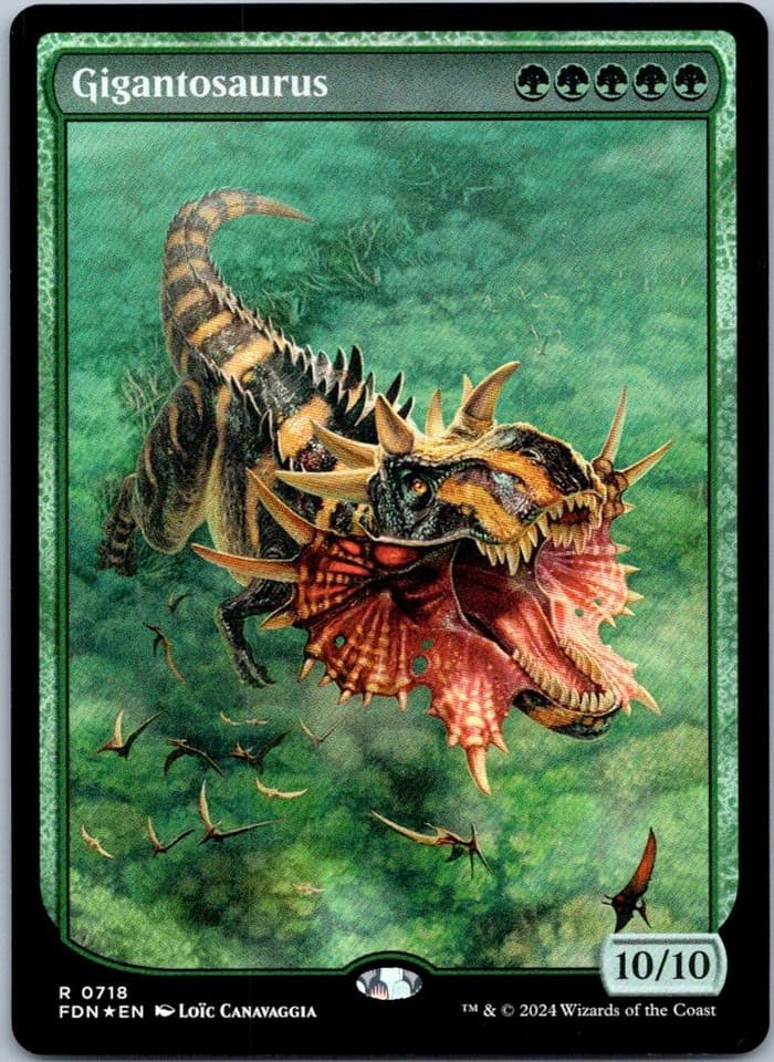 Gigantosaurus (Full Art) R Foundations 718 NM