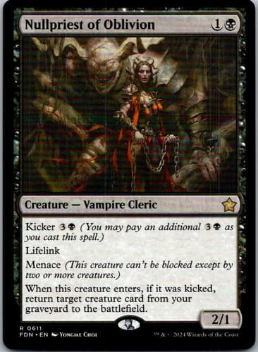 Nullpriest of Oblivion R ZNR #118 NM MTG Magic