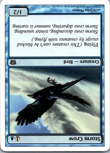 Storm Crow C 9ED #100 NM MTG Magic
