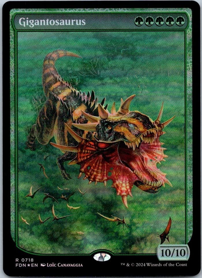Gigantosaurus (Full Art) R Foundations 718 NM