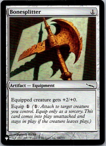 Bonesplitter C LIST #146 NM MTG Magic