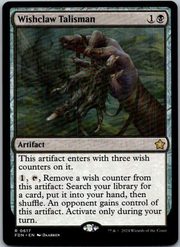 Wishclaw Talisman R PRE #110 NM MTG Magic