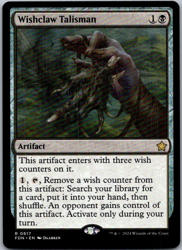 Wishclaw Talisman R PRE #110 NM MTG Magic