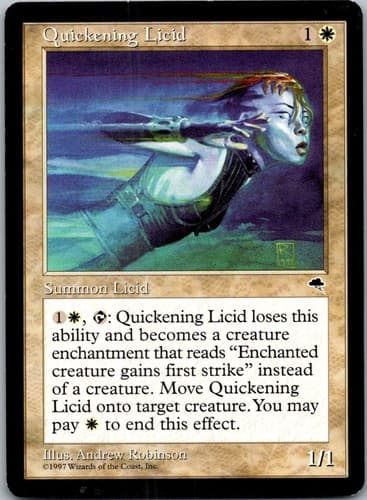 Quickening Licid U TMP #36 NM MTG Magic