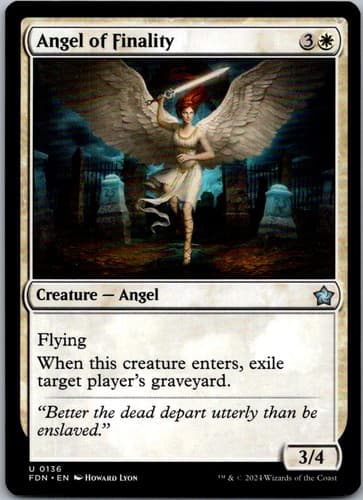 Angel of Finality R C13 #4 LP MTG Magic