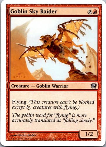 Goblin Sky Raider C 9ED #195 NM MTG Magic