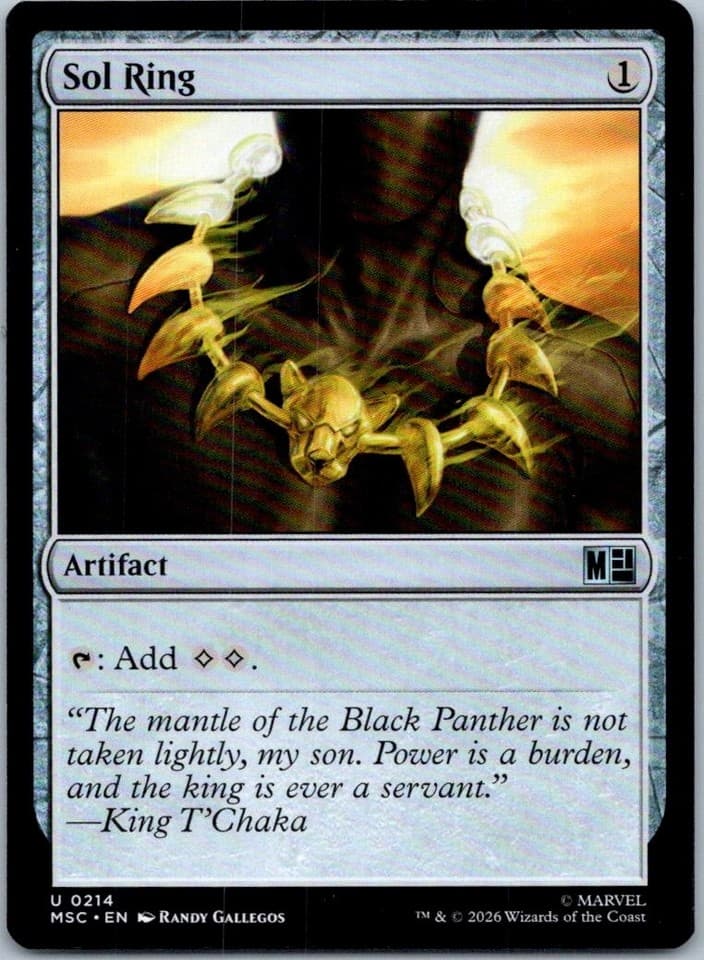 Sol Ring () U Commander: Marvel Super Heroes 214 NM