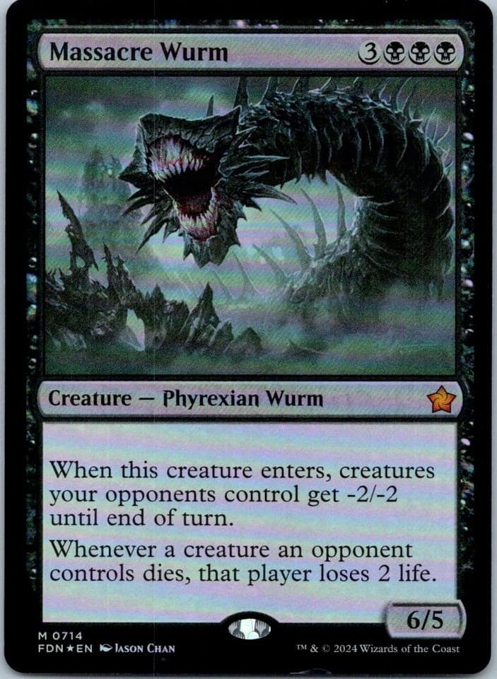 Massacre Wurm () M Foundations 714 NM