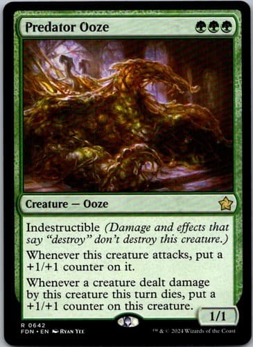 Predator Ooze R DKA #124 NM MTG Magic