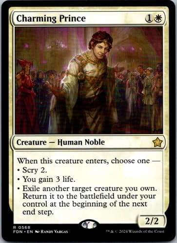 Charming Prince R FDN #568 LP MTG Magic